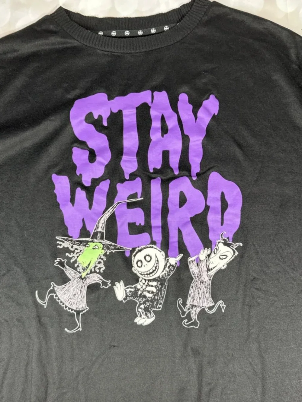 Disney Large 12 14 Nightmare Before Christmas Oversized Sleepwear - Picture 2 of 8